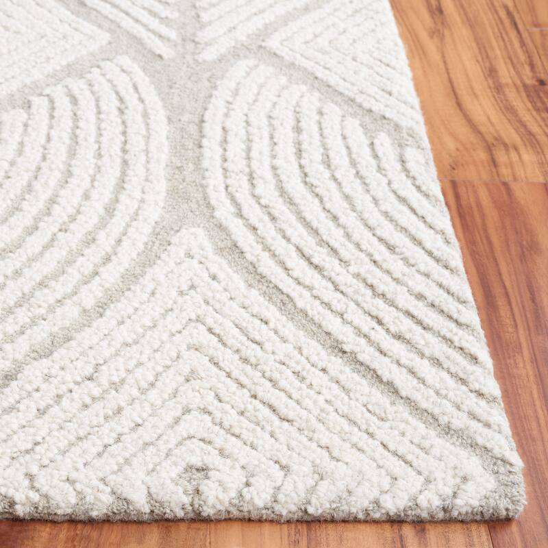 SAFAVIEH Handmade Metro Stjepana Geometric Wool Rug