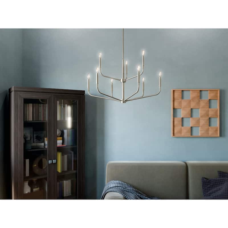 Kichler 52720 Madden 9 Light 32" Wide Taper Candle Style Chandelier