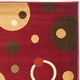 preview thumbnail 26 of 65, SAFAVIEH Porcello Masumah Modern Painterly Geometric Pattern Area Rug