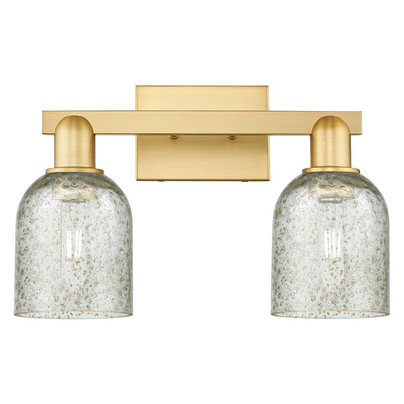 Innovations Lighting Endless Possibilities Arcadia - Caledonia - 2 Light 16" Bath Vanity Light - Satin Gold/Mica