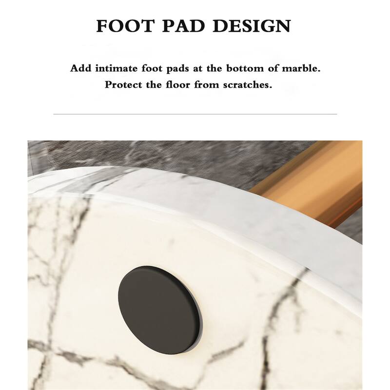 Freestanding 66.9 In Metal Coat Rack Stand with Marble Base