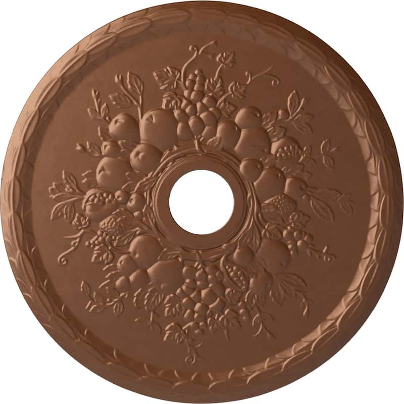22 5/8"OD x 3 5/8"ID x 5/8"P Grape Ceiling Medallion
