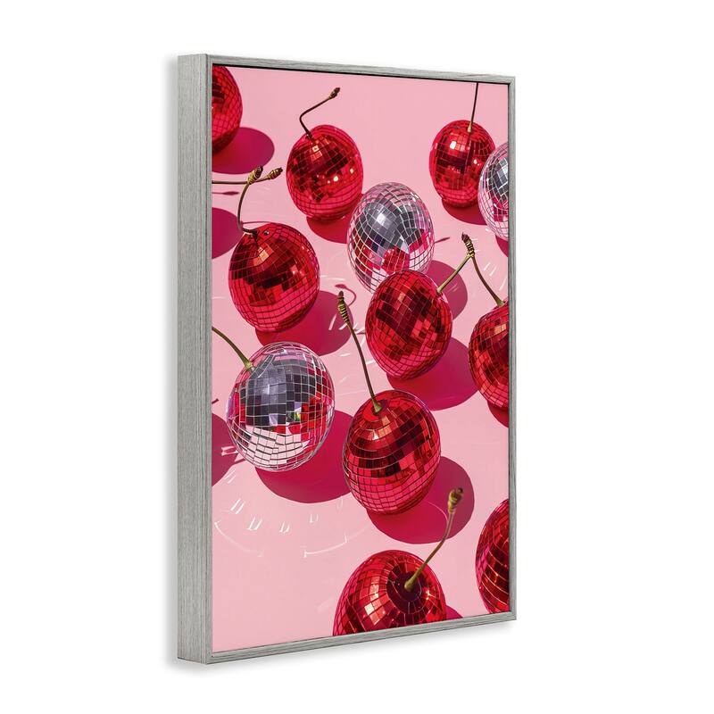 Stupell Cherry Picked Disco Framed Giclee Art Design By LSR Design Studio