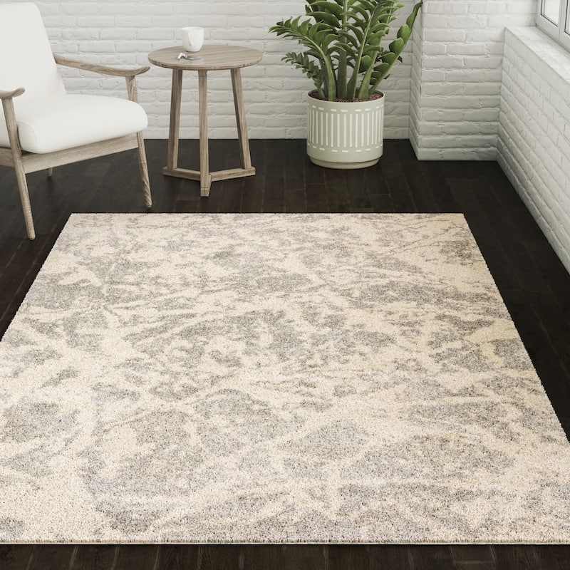 Addison Grayson Plush Nebulous Fog 20"X30" Accent Rug