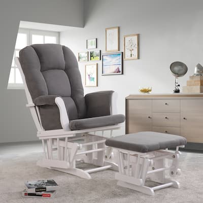 Josiah Glider with Ottoman