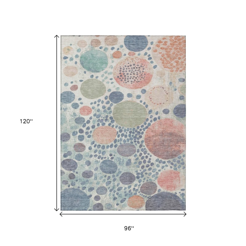 HomeRoots Geometric Transitional Rectangle Outdoor Rug