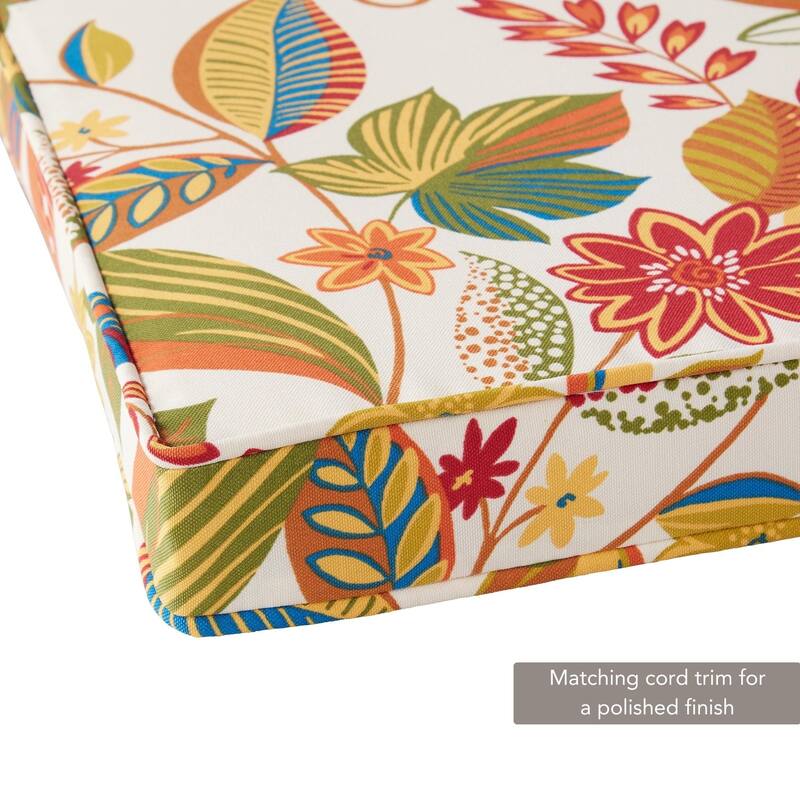 Greendale Home Fashions 18" Square Outdoor Chair Pad (Set of 2)