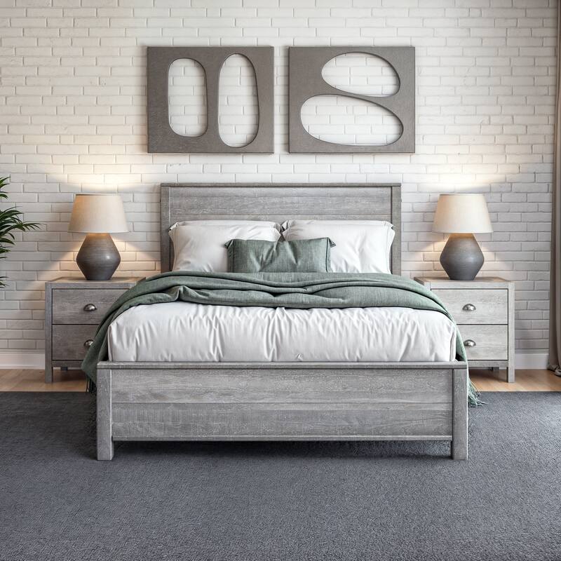 Standard Baja Bed - Driftwood Grey - Queen