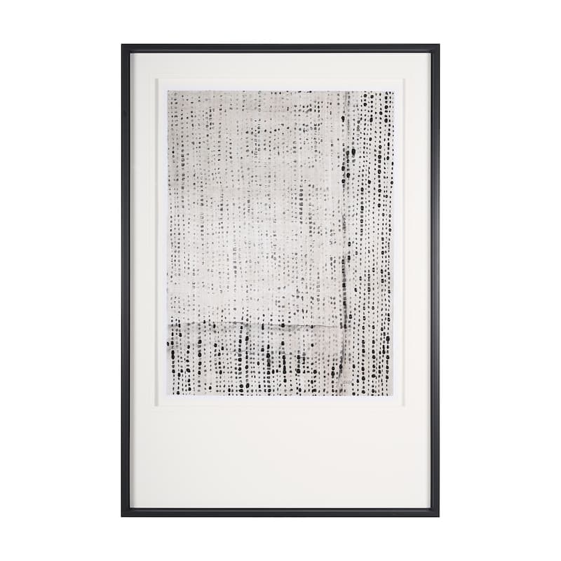 Dot Texture Tan I Framed Art Print