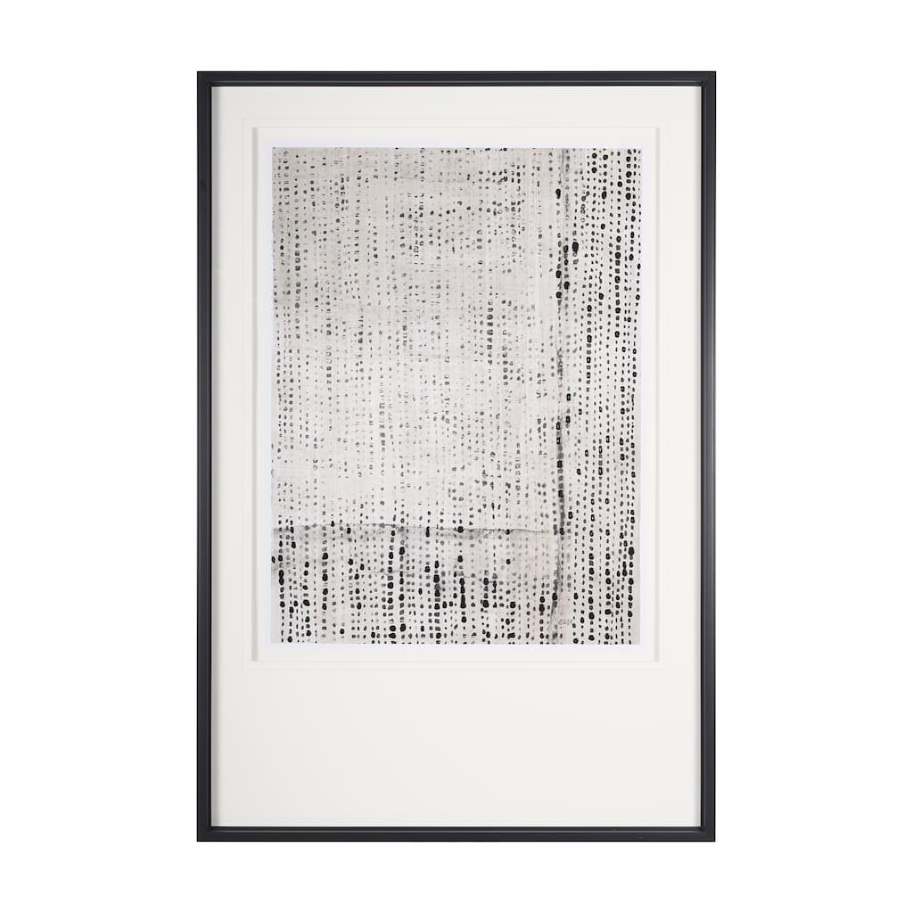 Dot Texture Tan I Framed Art Print
