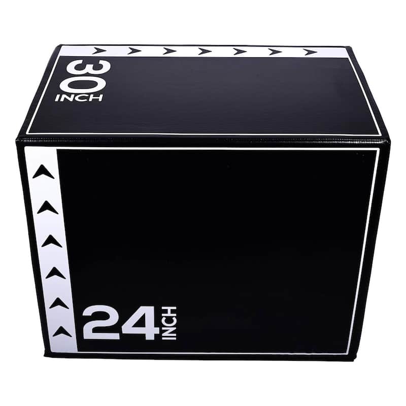 BalanceFrom Fitness 60 Pound Versatile 3-in-1 Plyometric Jumping Exercise Box