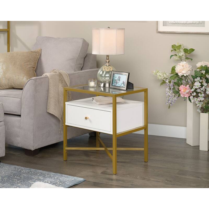 Harper Heights End Table White 3a