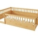 preview thumbnail 22 of 70, Safety Toddler Floor Bed Concise Fence Bed with Guardrails