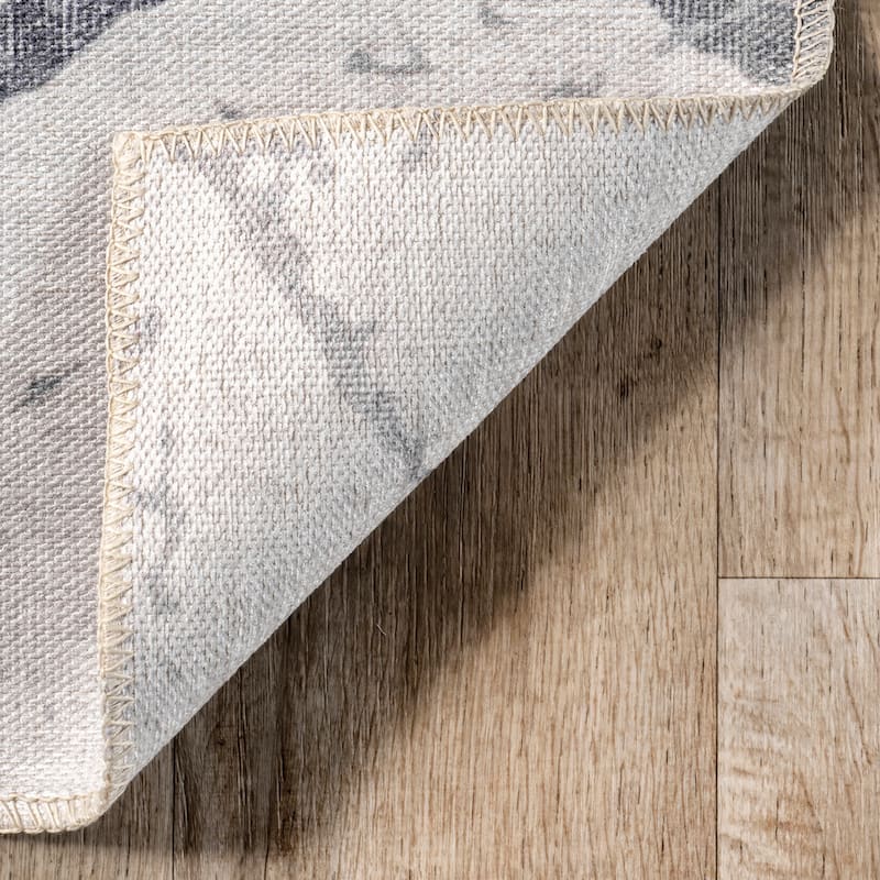 Nuloom Keesha SpinClean Reversible Machine Washable Area Rug
