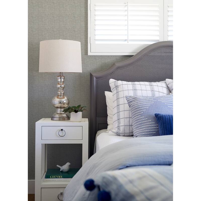 A-Street Prints Kantera Grey Fabric Texture Wallpaper