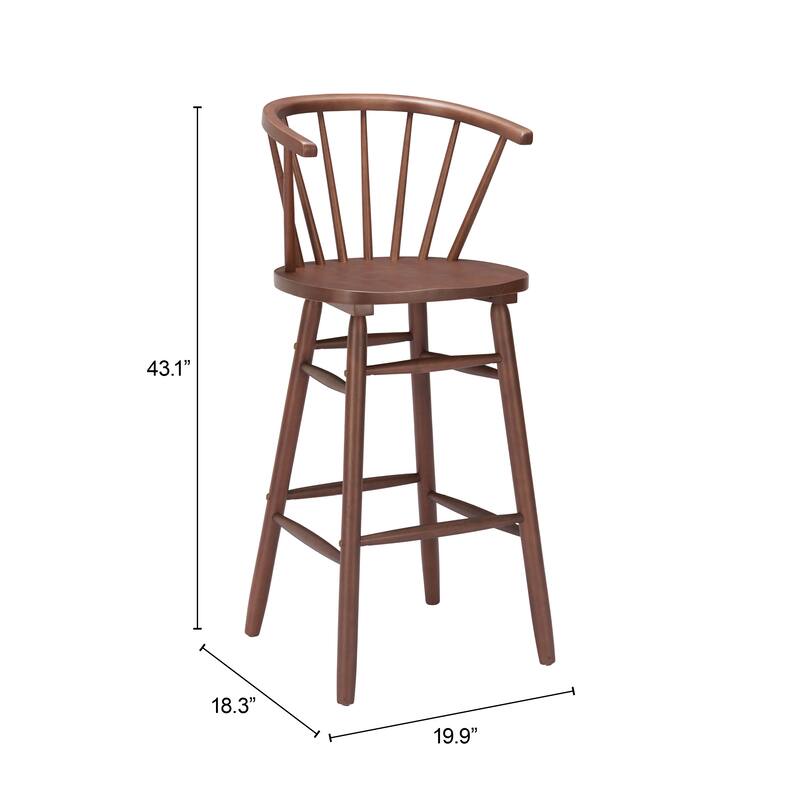 Stenger Barstool Walnut