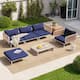 Option Navy Blue, 5pcs seats & 8 arms