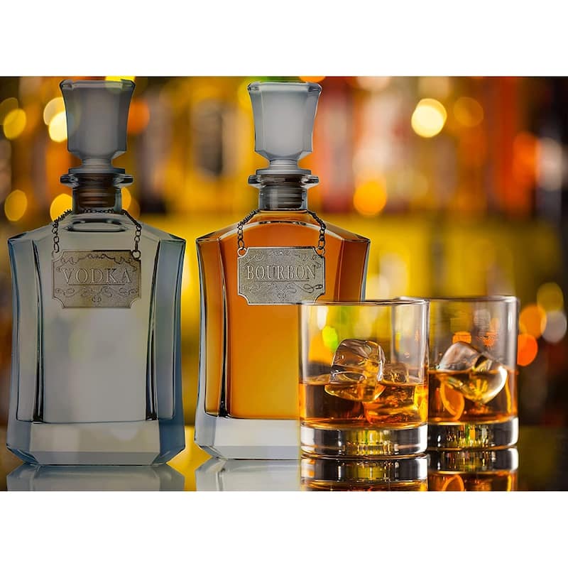 Whiskey Decanter 10.5"H