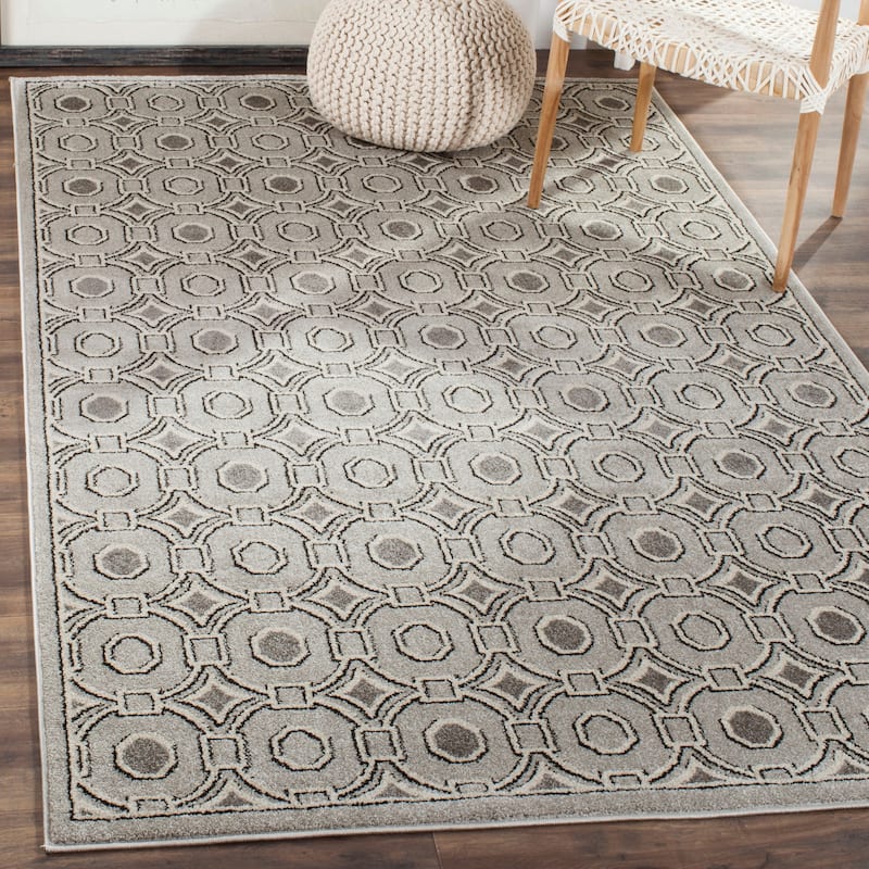 SAFAVIEH Amherst Seena Modern Rug - 5'3" x 8' - Light Grey/Ivory