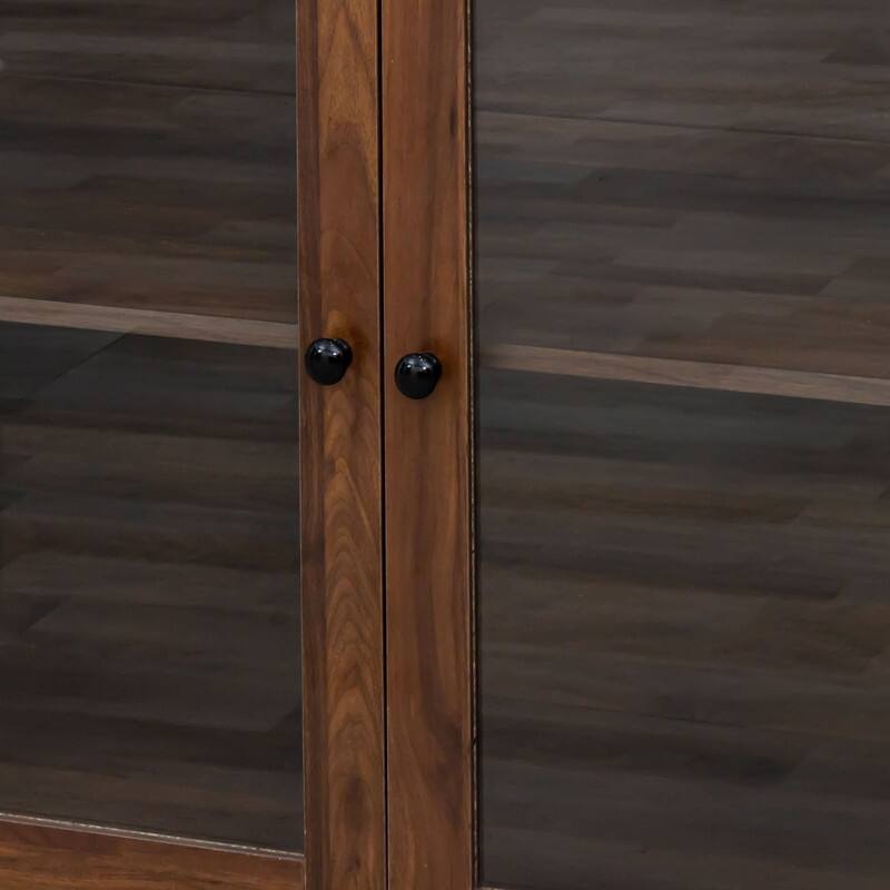 63" Large Kitchen Hutch Cabinet with 4 Doors & 4 Drawers