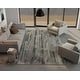 preview thumbnail 5 of 7, Domani Oceans Abstract Teal Striped Rug