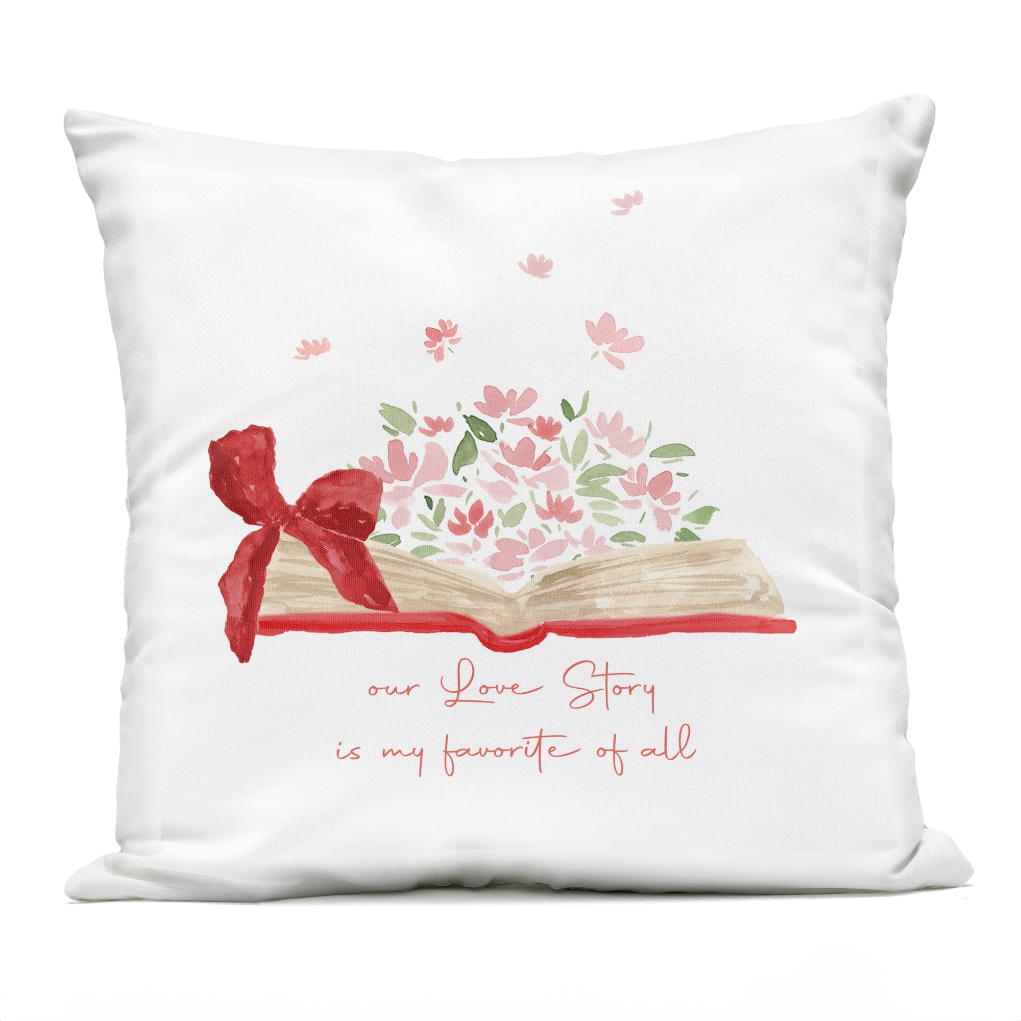 Stupell Our Love Story Favorite Of All Printed Outdoor Throw Pillow Design by Lucille Price