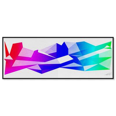 Geometric Gemstone Panoramic Canvas by Art Remedy