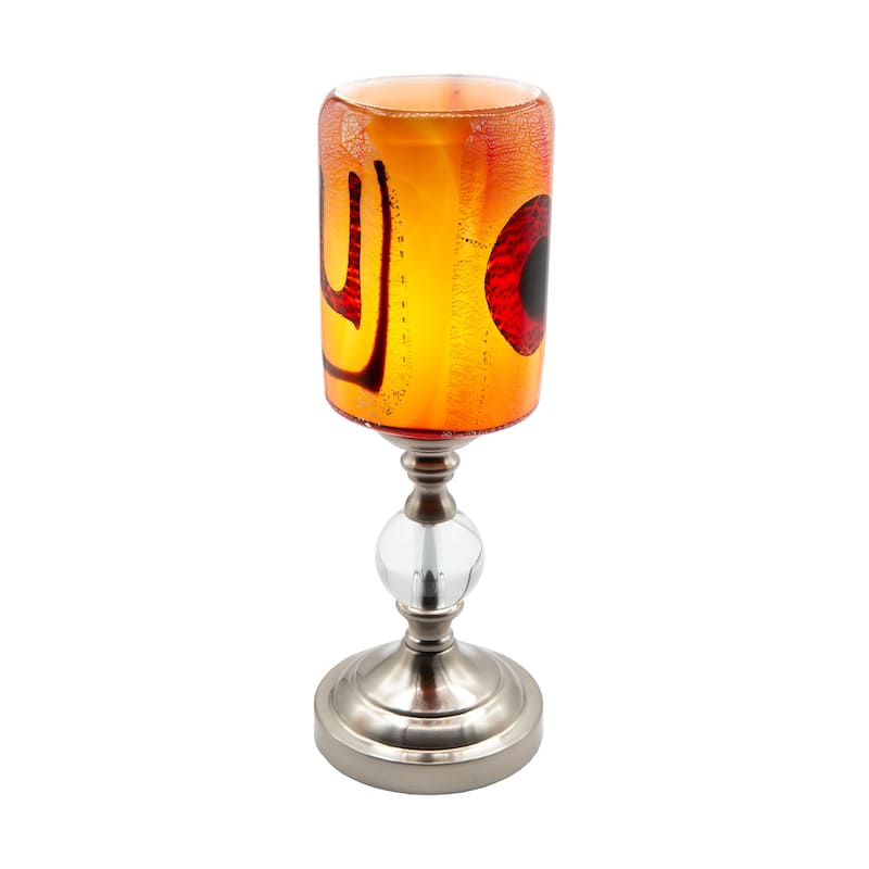 13 inches Tall Filare Hand Blown Accent Lamp - 13 inches Tall
