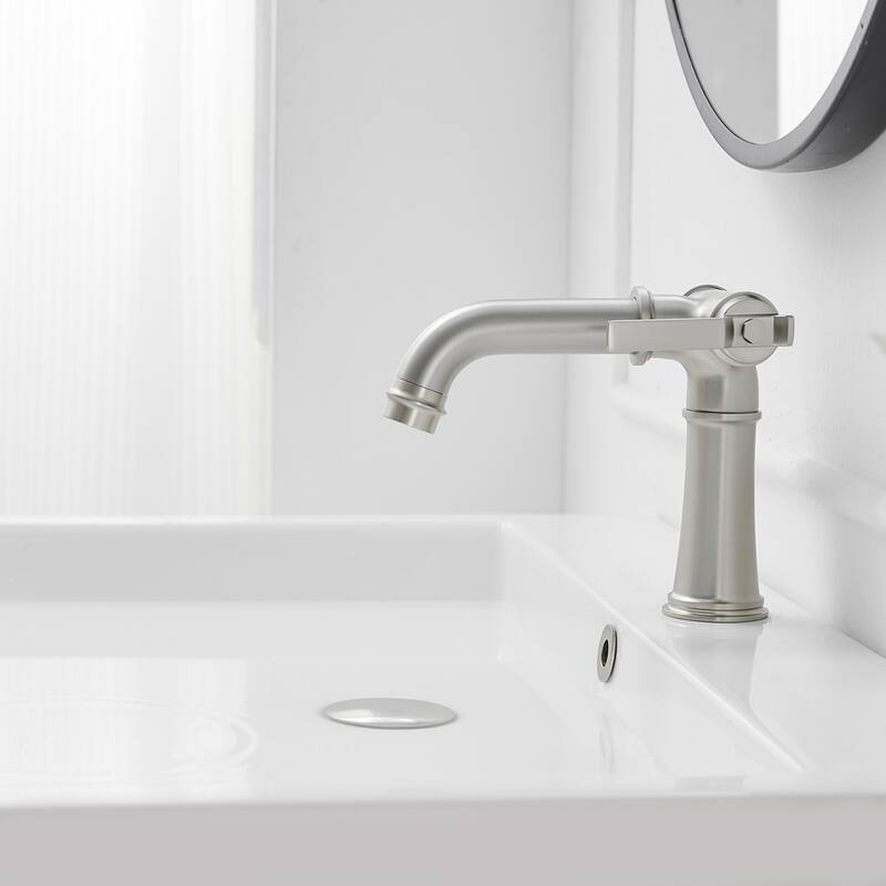 Industrial Style Two Handle Bathroom Faucet