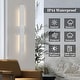preview thumbnail 92 of 94, Aluminum LED Outdoor Wall Sconce Black Exterior Wall Light (1 / 2Pack)