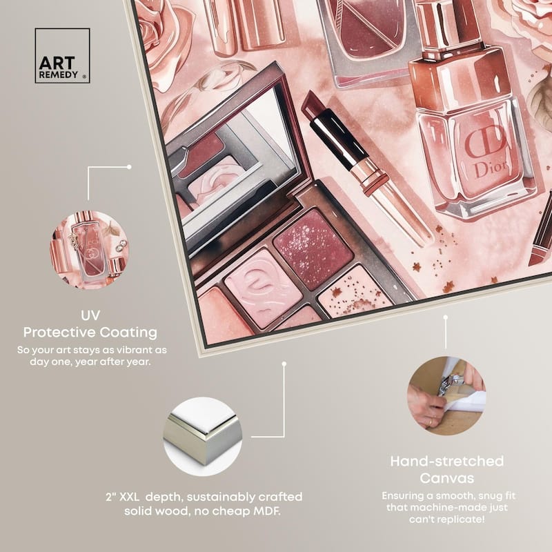 Glam Sparkle Lay Out Canvas by Art Remedy