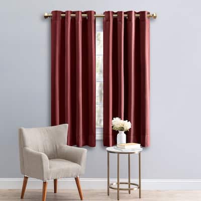 Ultimate Blackout 54-Inch Short Length Grommet Curtain Panel