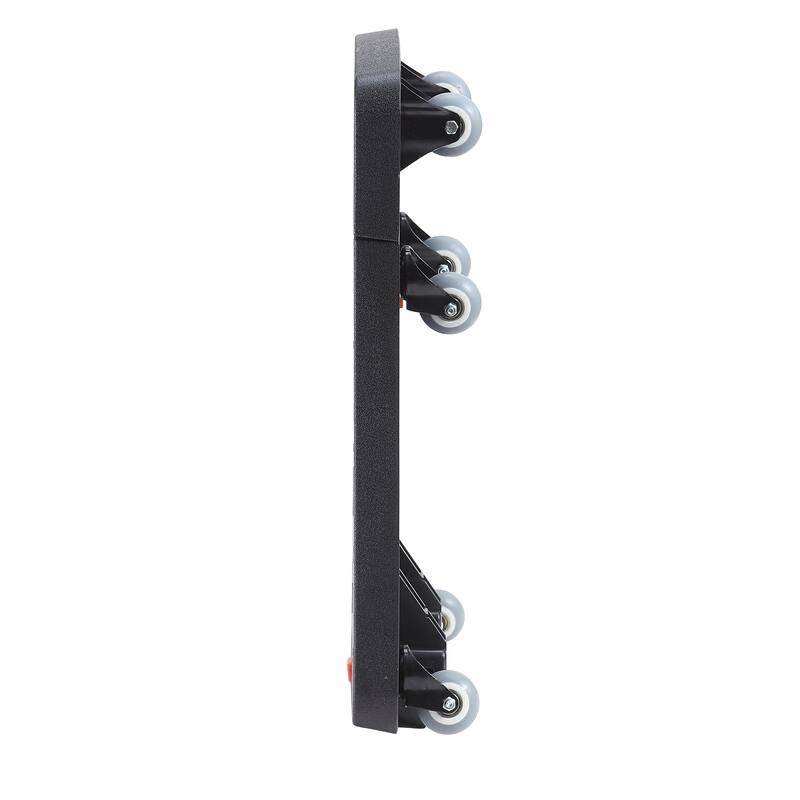 330 lb Capacity 6-wheel Retractable Hand Truck with TPR Wheels