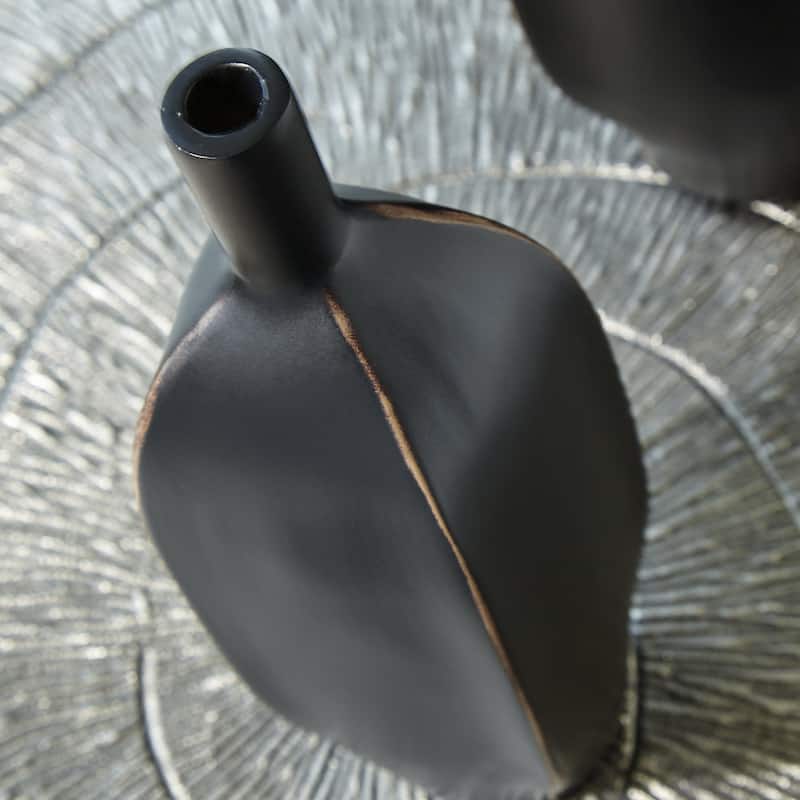 Signature Design by Ashley Rhaveney Black Vase (Set of 3)
