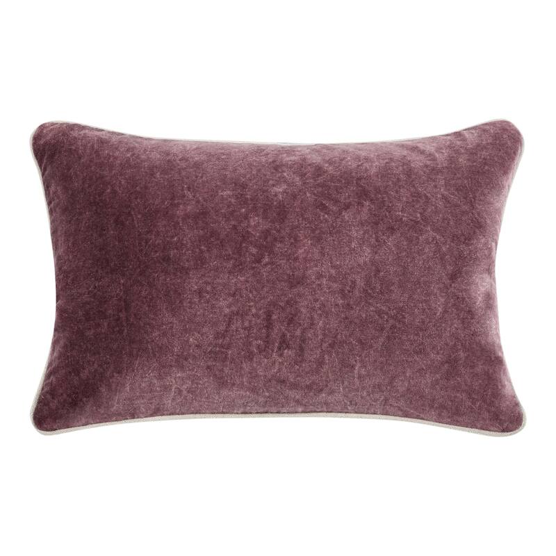 Villa by Classic Home Harriet Velvet Throw Pillow