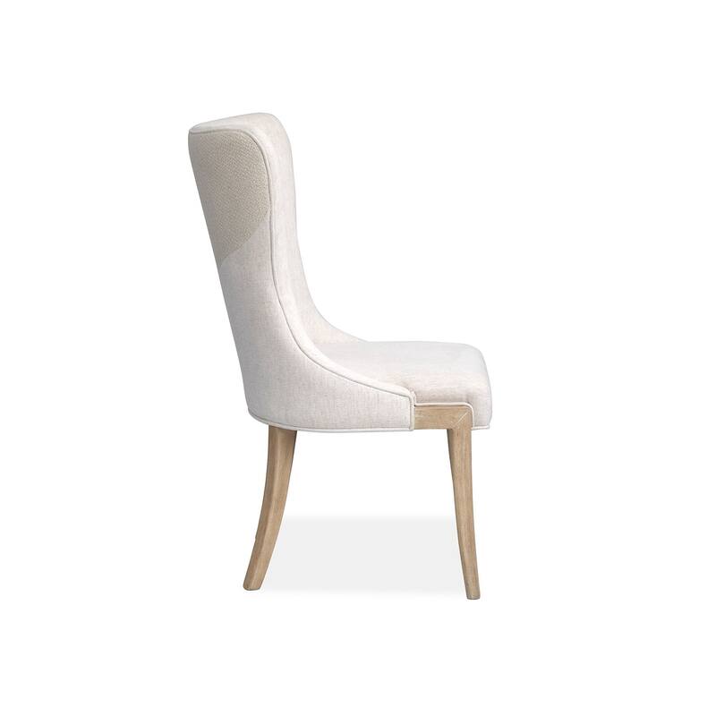 Salt Life Home Sunset Cove Sanibel Brown Upholstered Host Chair Two Pack - 24.75''W x 25.63''D x 39.47''H