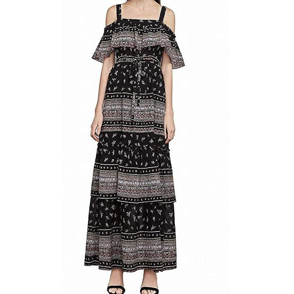 bcbg ruffle maxi dress