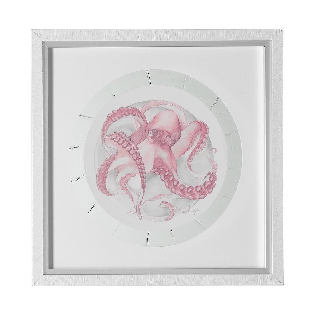 Who Stole My Precious II Pink Framed Art Print