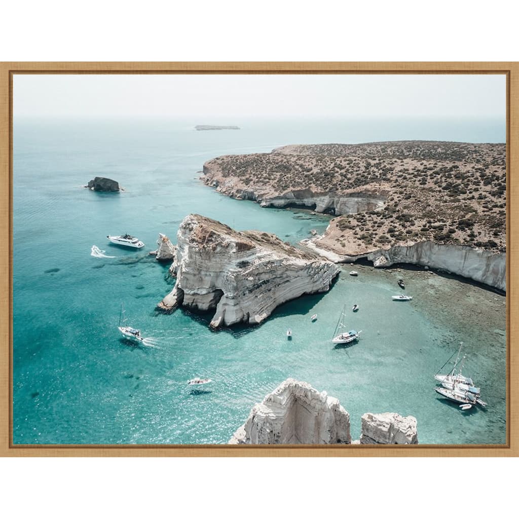 Enchanted Kleftiko by Bella Eve Framed Canvas Wall Art Print - Sylvie Natural