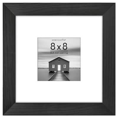 Americanflat Wide Molding Picture Frame with Mat