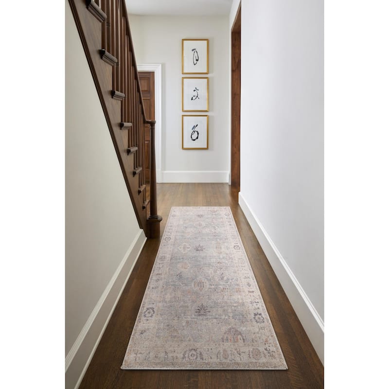 Becki Owens x Livabliss Marlene Area Rug - Pale Blue - 2' 7" x 7' 3"