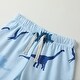 preview thumbnail 4 of 2, 100% Organic Cotton Toddler Summer 2 Piece short sleeve Pajama Set - Blue Dinosaur