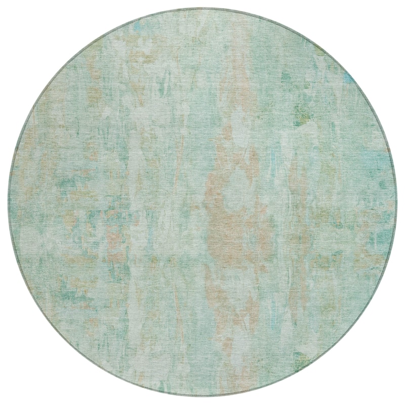 Machine Washable Indoor/ Outdoor Muted Ombre Chantille Rug