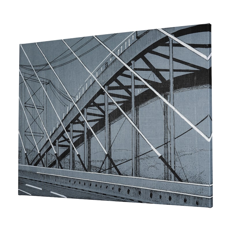 Bridge II (56 x 42) Canvas Art Print