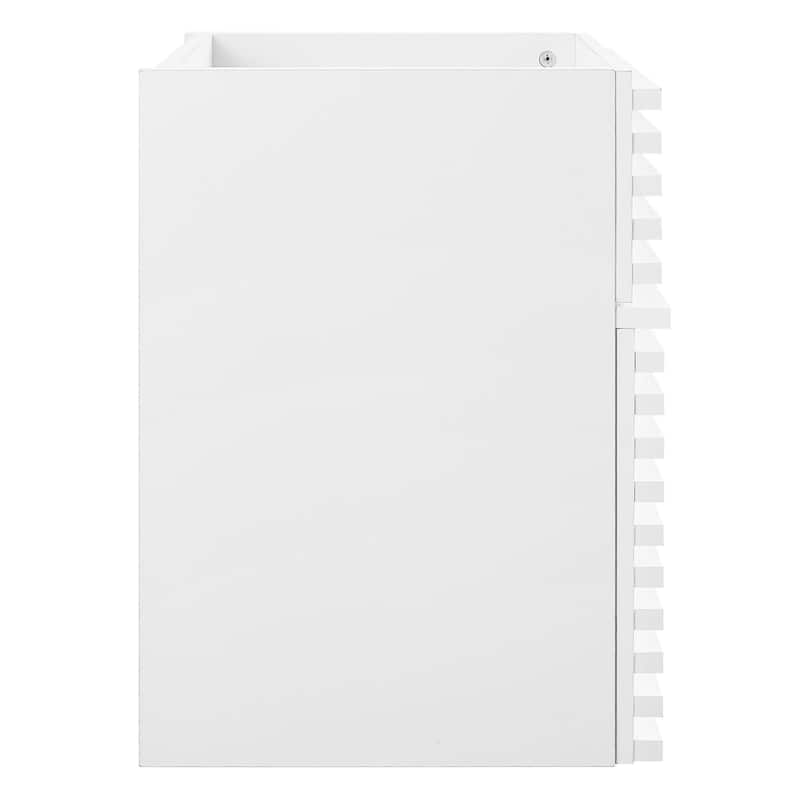 Render 18" Wall-Mount Bathroom Vanity Cabinet (Sink Basin Not Included)