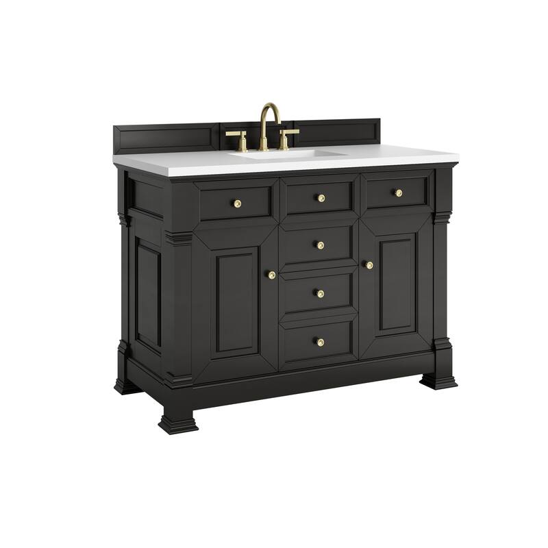 Brookfield 48" Single Vanity, Black Onyx