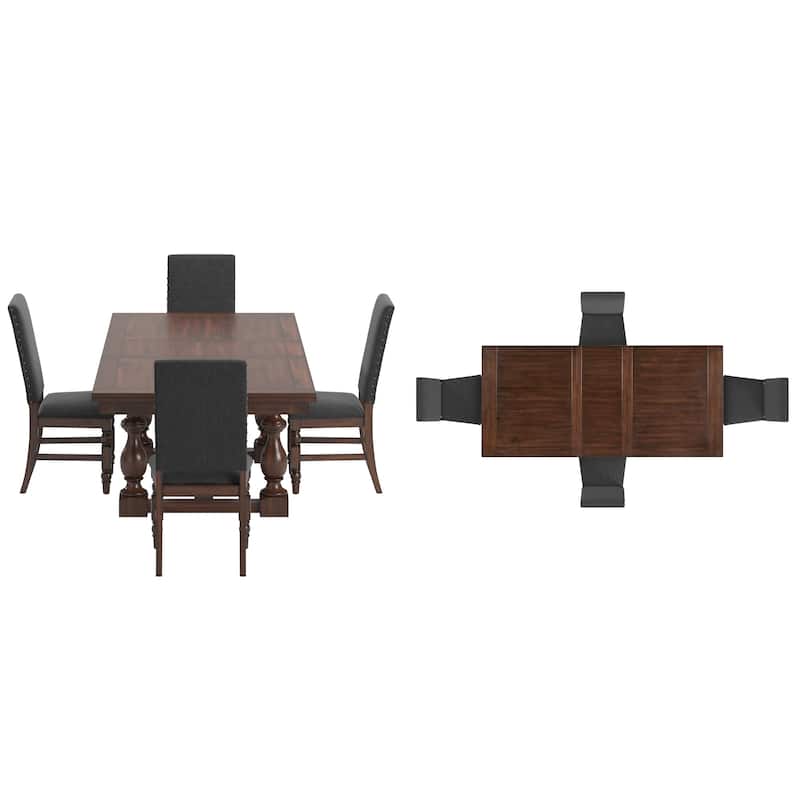 Lubeck 75.5-95.5" Extending Dining Set