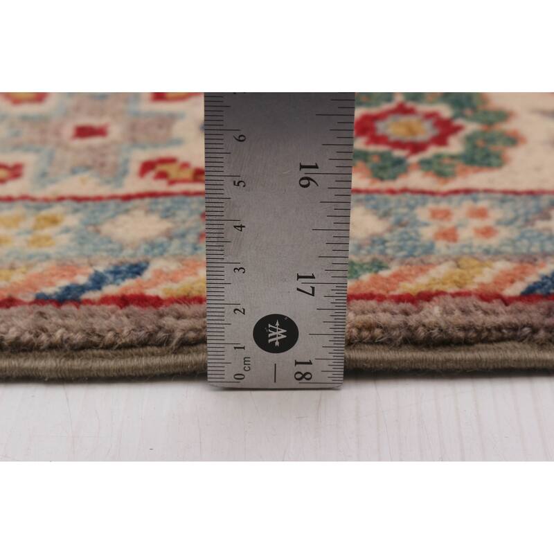 ECARPETGALLERY Hand-knotted Uzbek Ghazni Taupe Wool Rug - 2'8 x 7'11