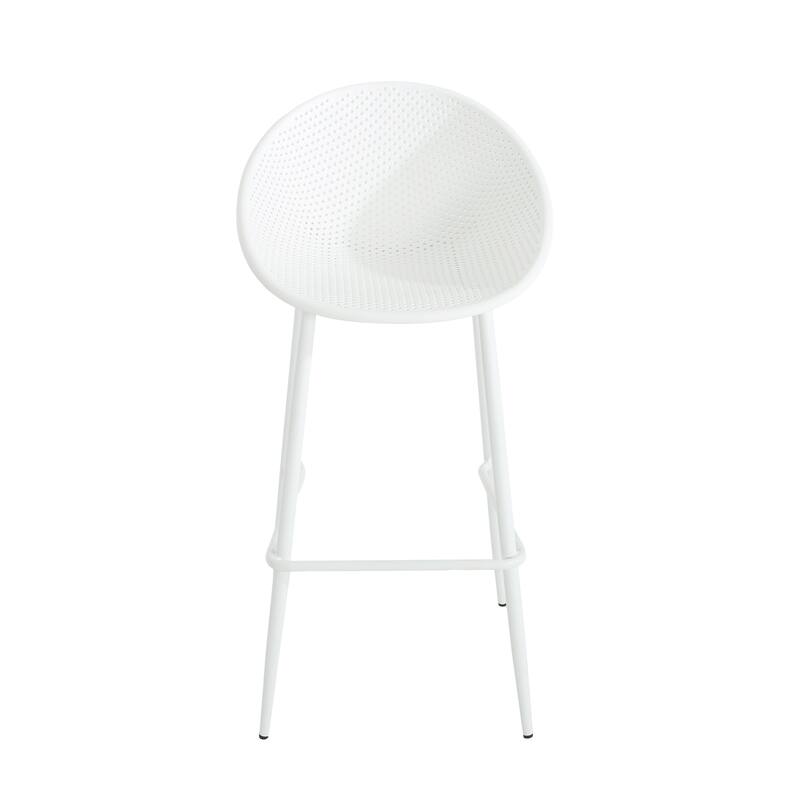 Gable Outdoor/Indoor Modern 26-inch Height Barstools (Set of 2) by Christopher Knight Home