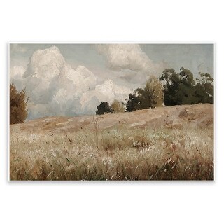 Stupell Classic Nature Field Landscape Wall Plaque Art by Lettered and ...